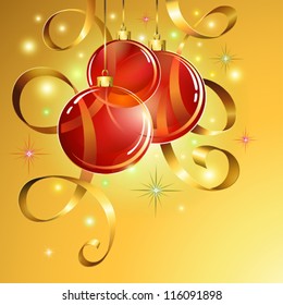 Christmas ball , vector background, EPS10