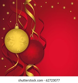 Christmas Ball vector congratulations