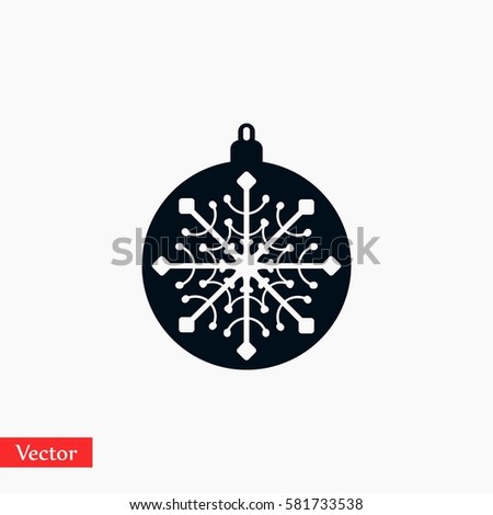 Christmas ball vector, Vector EPS 10 illustration style