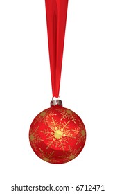 Christmas Ball (vector). In the gallery also available XXL jpeg image made from this vector