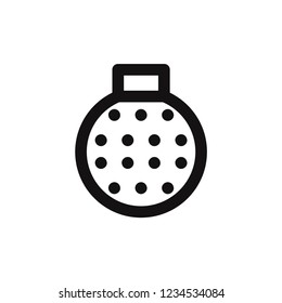 Christmas ball vector icon
