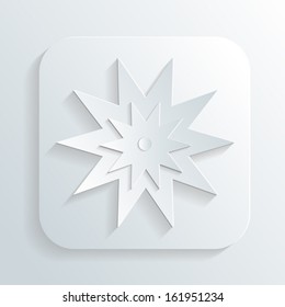 Christmas ball vector icon