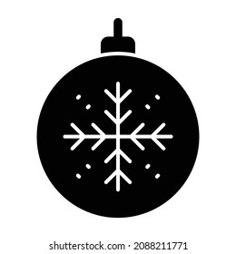 Christmas Ball vector icon Which Can Easily Modify Or Edit 
