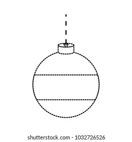 christmas ball  vector illustration