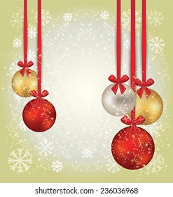 Christmas ball. Vector illustration.