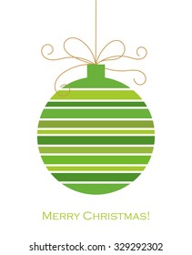 Christmas ball. Vector illustration