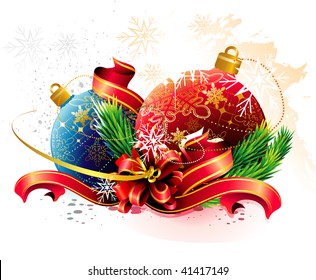 christmas ball vector illustration
