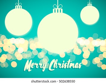 Christmas ball. Vector Illustration.