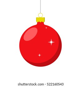 Christmas ball. Vector illustration