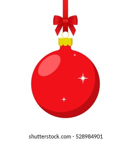 Bola de Navidad. Ilustración vectorial