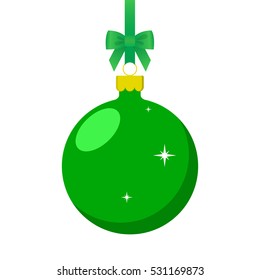 Christmas ball. Vector illustration