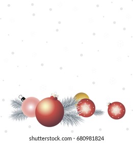 Christmas ball vector illustration