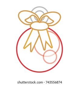 christmas ball  vector illustration