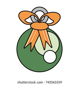 christmas ball vector illustration
