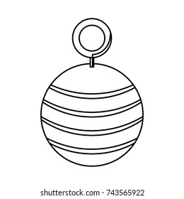 christmas ball vector illustration