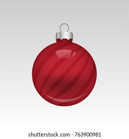 Christmas ball vector illustration