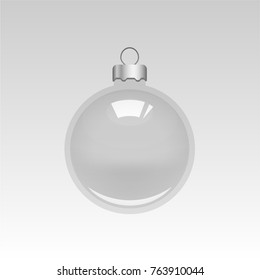 Christmas ball vector illustration
