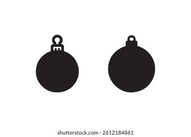 Christmas ball vector illustration on white background