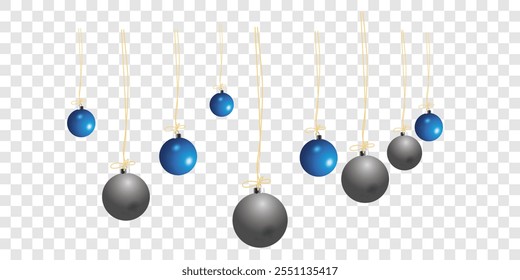 Vector de bola de Navidad aislado sobre fondo blanco