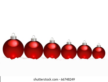 christmas ball vector snow