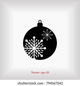 Christmas ball vector,Vector EPS 10 illustration style 