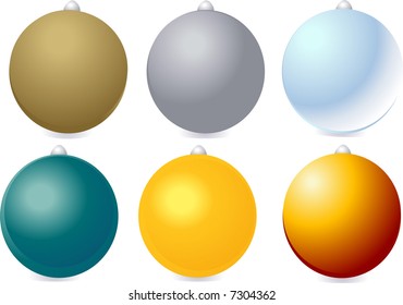 Christmas ball - WINTER DESIGN ELEMENT -  vector