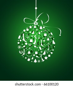 Christmas ball for your design