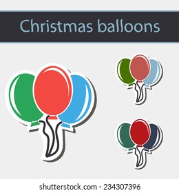 Christmas balloons