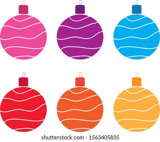 Christmas balls 2020 happy new year