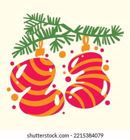 Christmas balls for 2023 year numbers, 2023, 23 year baibles, xmas balls,
