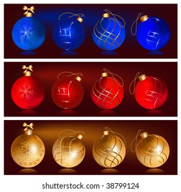 Christmas balls.