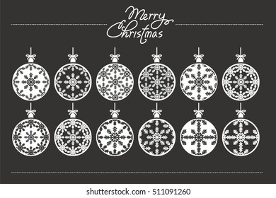 Christmas balls.