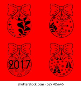Christmas balls.