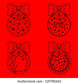 Christmas balls.