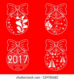 Christmas balls.