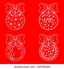 Christmas balls.
