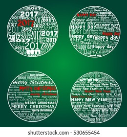 Christmas balls.