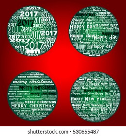 Christmas balls.