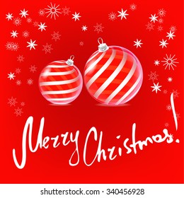 christmas balls abstract vector illustration