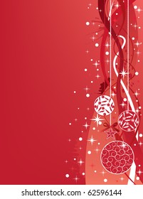 Christmas balls background