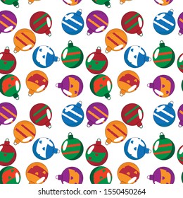 Christmas balls background. Wallpaper for children. Greeting card, web design, scrapbooking, decoupage, textile, pattern, crafts with children.