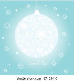 Christmas balls baubles vector