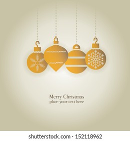 christmas balls cards