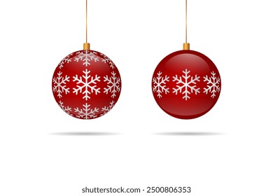 christmas balls collection vector free