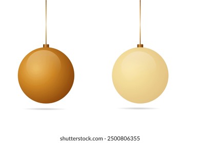 christmas balls collection vector free