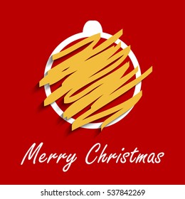 Christmas balls coloring style
