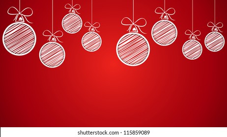 christmas balls. christmas balls concept