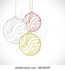 Christmas balls for cool design