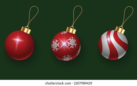 Christmas balls. Decoration for the Christmas tree