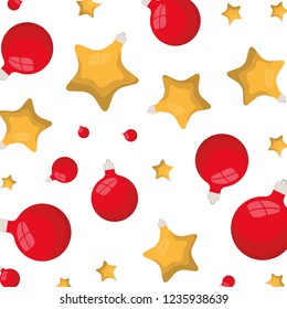 christmas balls decorative pattern isolated icon